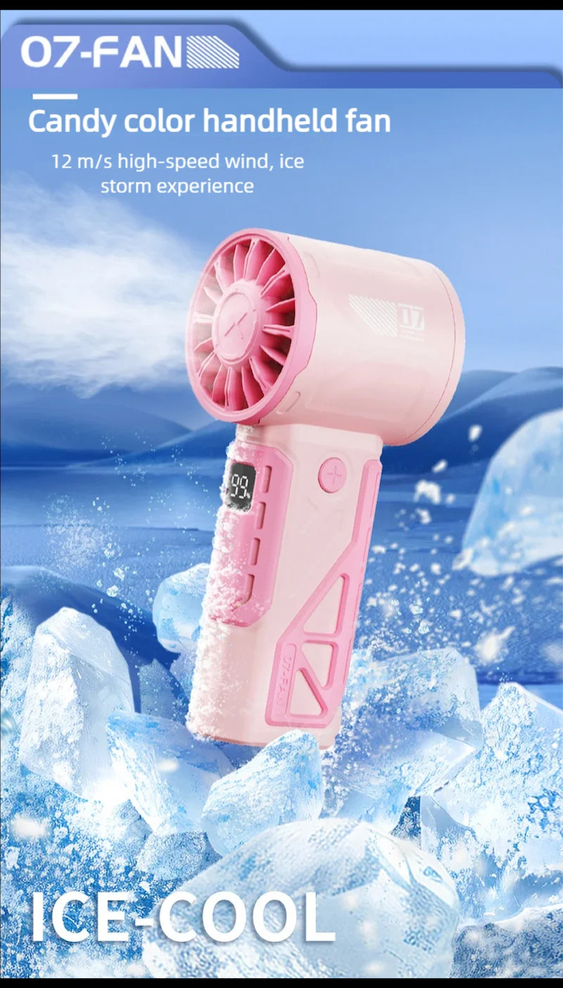 USB Hand Fan Creative Mecha Candy Color Mini Portable High Speed ...