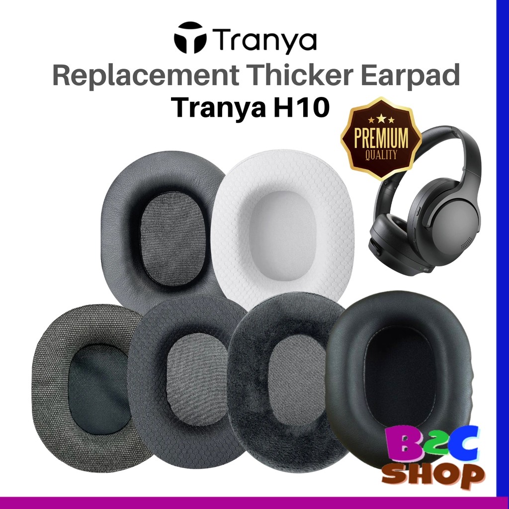 1 Pair Tranya H10 Hybrid Wireless Headphone Compatible Replacement Fabric Earpads Cushion Earpad Shopee Singapore