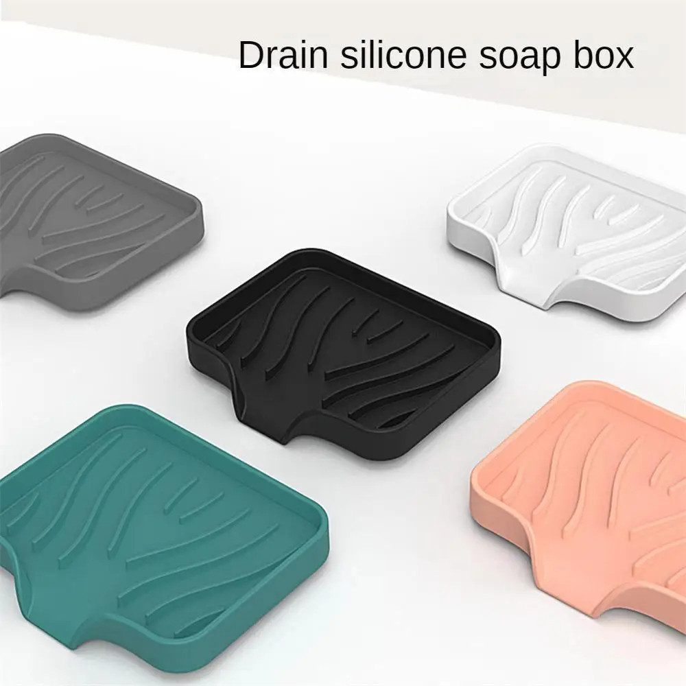 Soap Box Organizer Silicone Anti Slip Soap Box To Prevent Falling