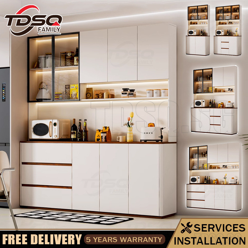 TDSQ Kitchen Cabinet Sideboard Cabinet Modern Minimalist Locker Dining ...