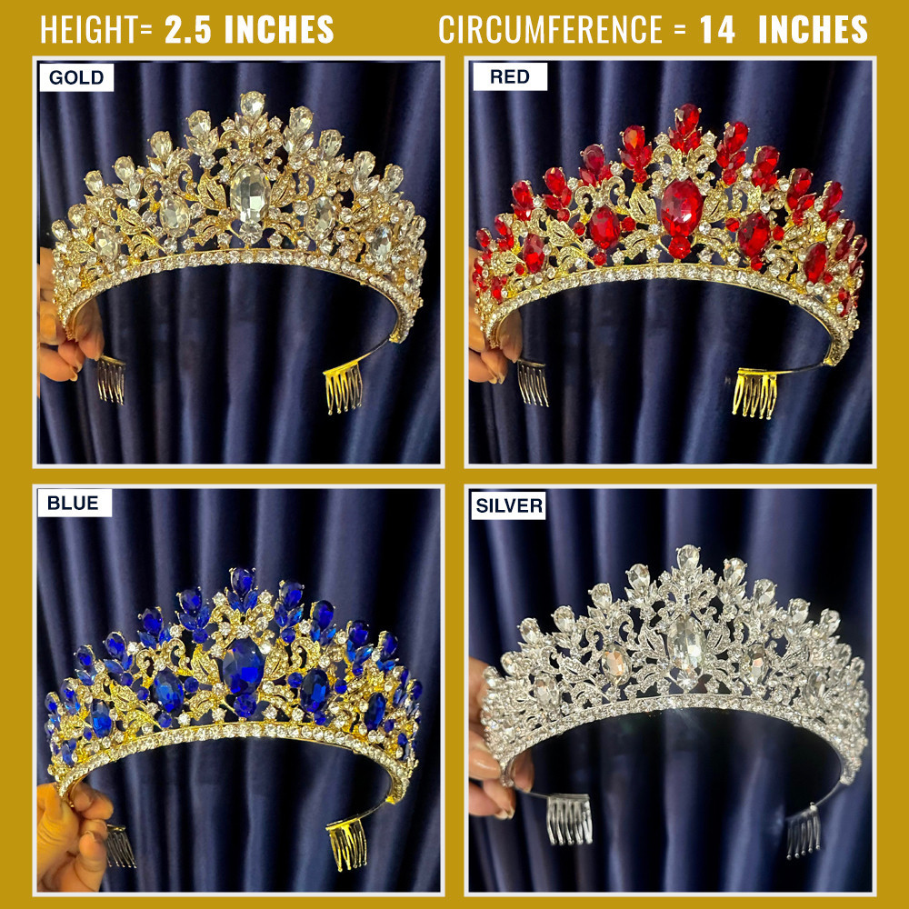 Elegant Pageant Bridal Tiara Crown | Shopee Singapore