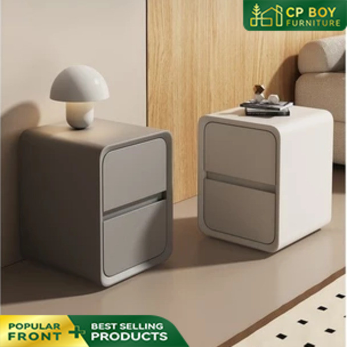 Ssr Drawer Cabinet Modern Minimalist Bedside Table Cream Storage ...