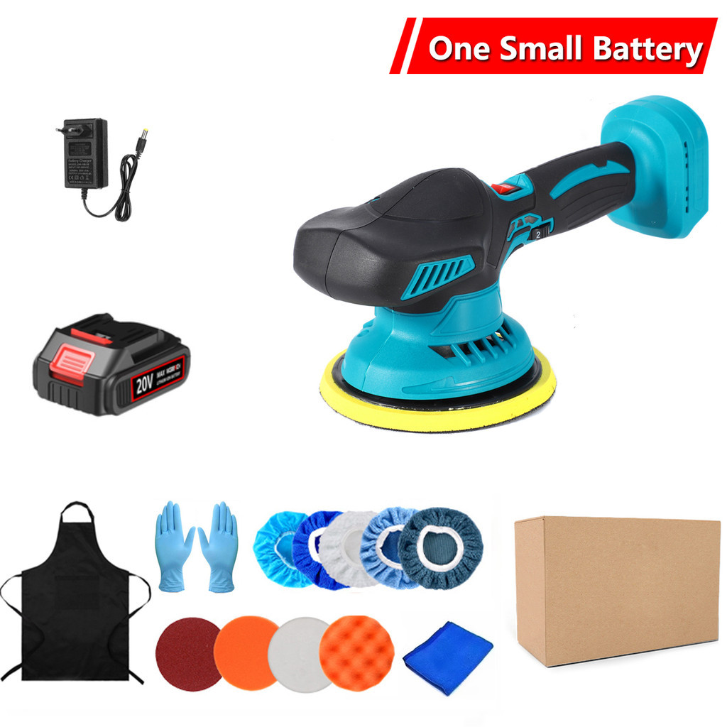 6 Gears Cordless Electric Car Polisher Rechargeable Auto Car Polishing ...