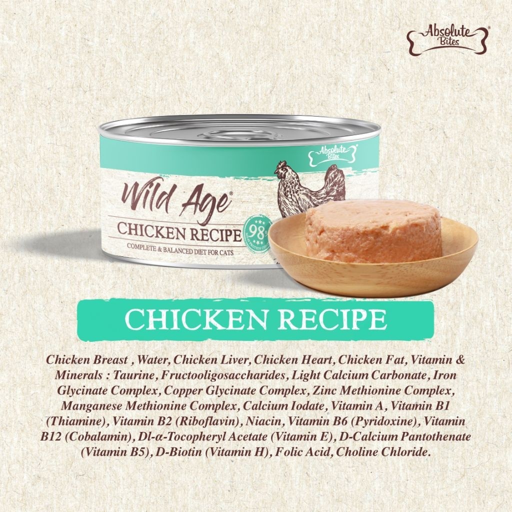 [PROMO] Absolute Bites Wild Age Complete & Balanced Diet Canned Cat ...