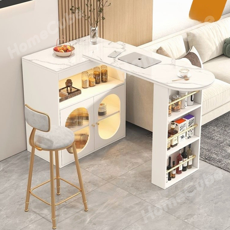 Bar Table Foldable Side Table Scalable Bar Counter Cream Wind High ...