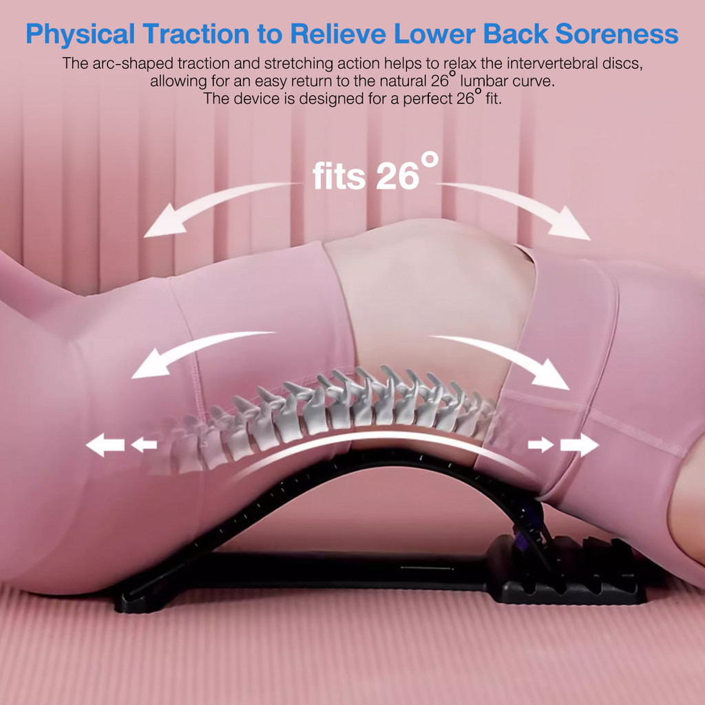 Lumbar Spine Protrusion Traction Device Back Pain Relief Adjustable ...