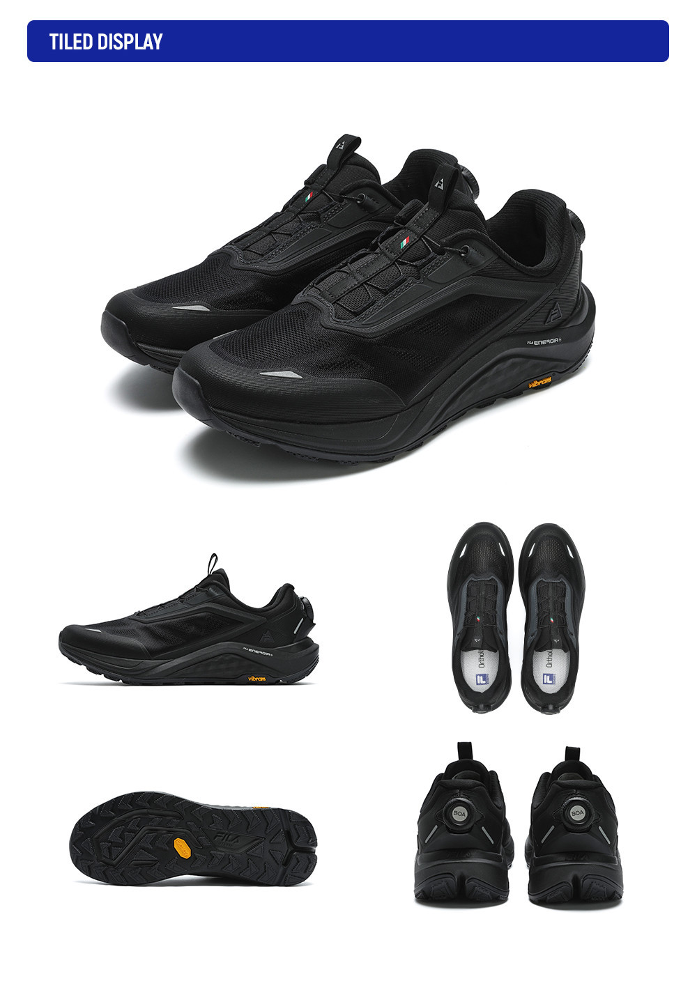 FILA CORE ATHLETICS SPORT PERFORMANCE BOA WOLF 2+ Men Sneakers (Black ...