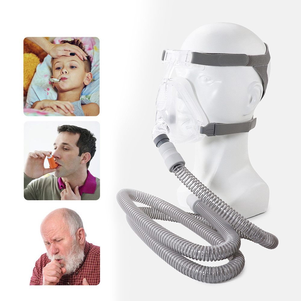 Salorie CPAP Mask Full Face Mask with Headgear Frame for Apnea Anti ...