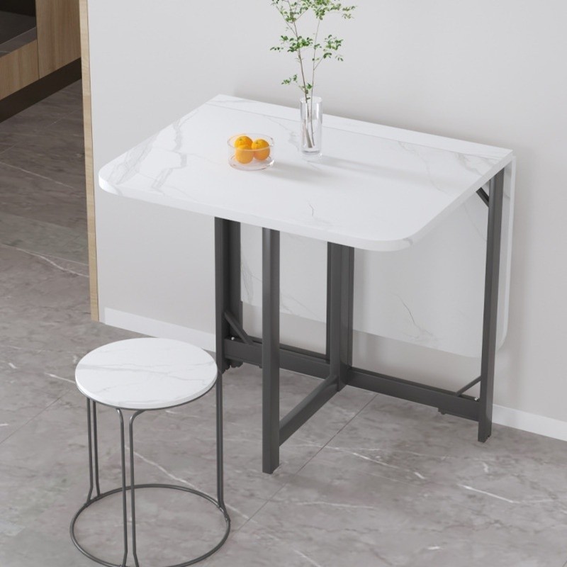 Dining Table Multi-function Folding Dining Table Set Strong Load ...