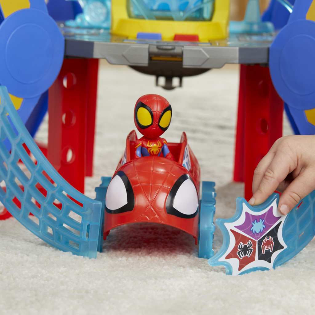 Marvel Spidey and His Amazing Friends Web-Spinners Web-Quarters Playset ...