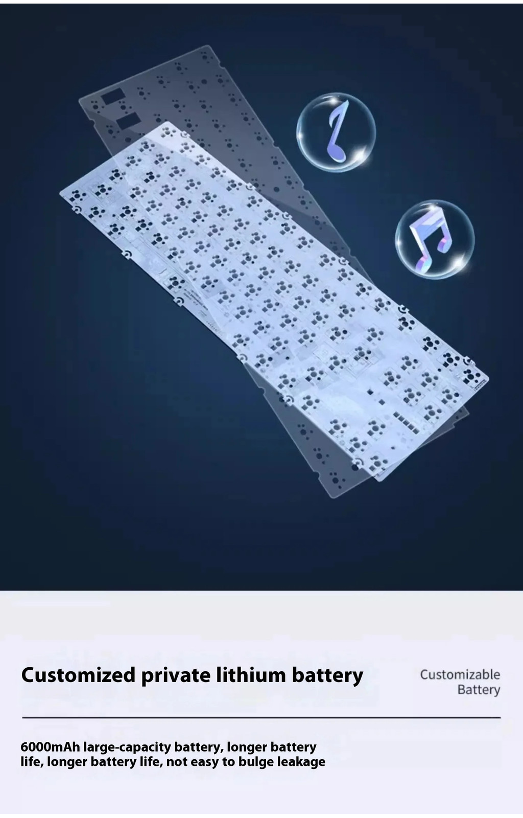 RK R87Pro Wireless Mechanical Keyboard RGB 3mode Hot Swappable