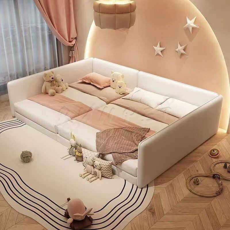 RUNPET Baby Bed Cream Style Parent-child Bed Extra Large Bed Widened ...