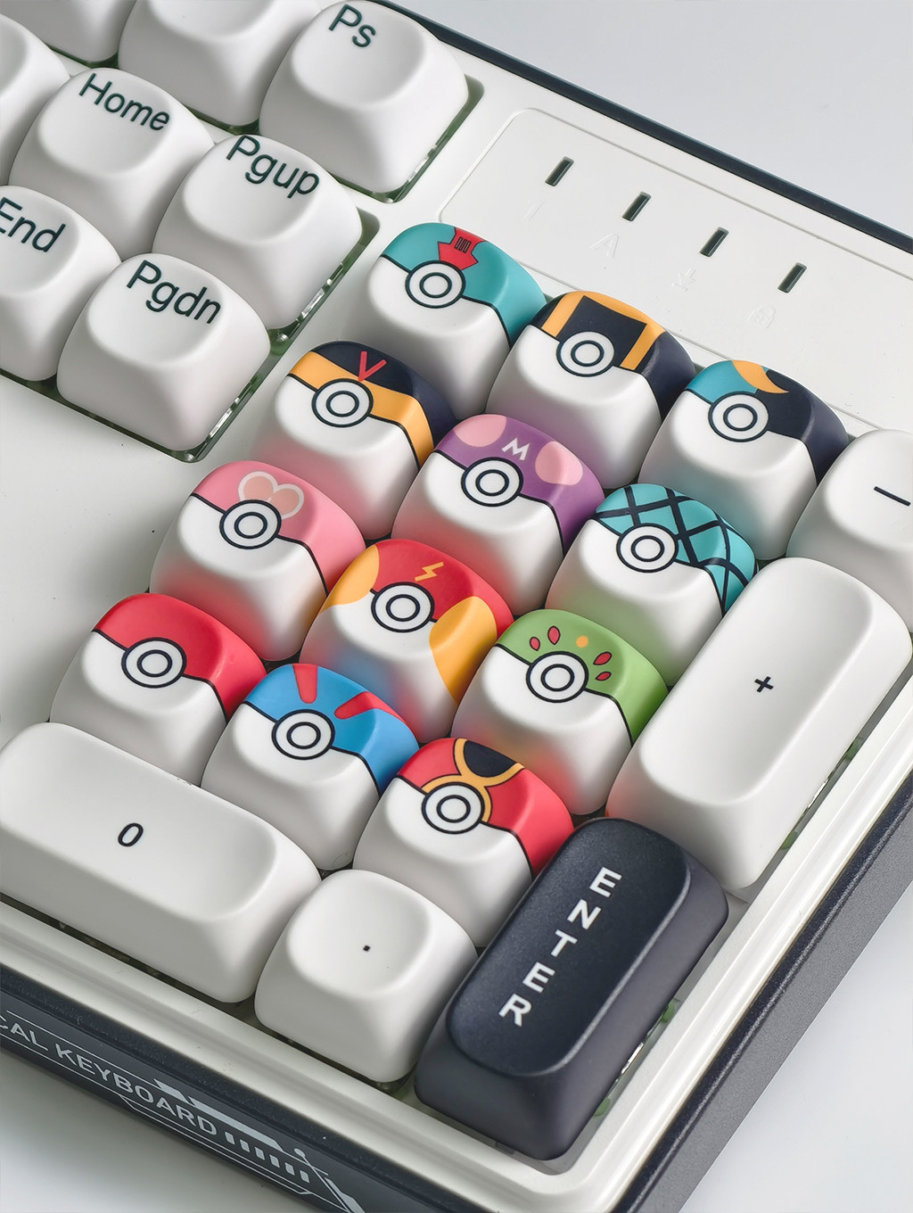 Poké Ball Keycaps MOA Profile 12 Keys PBT Dye Sublimation Round Keycaps ...