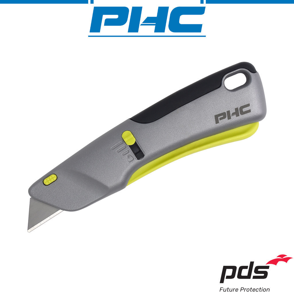 PHC Victa Safety Knife Smart Retract Auto Retract Heavy Duty Box Cutter ...