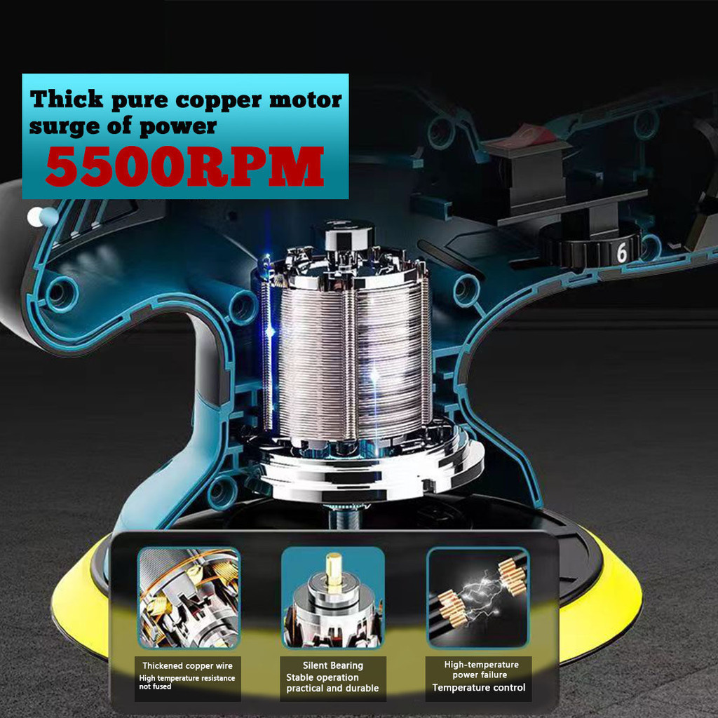Auto Polish Waxing Machine Electric Polishing Wax Tool Car Polisher ...