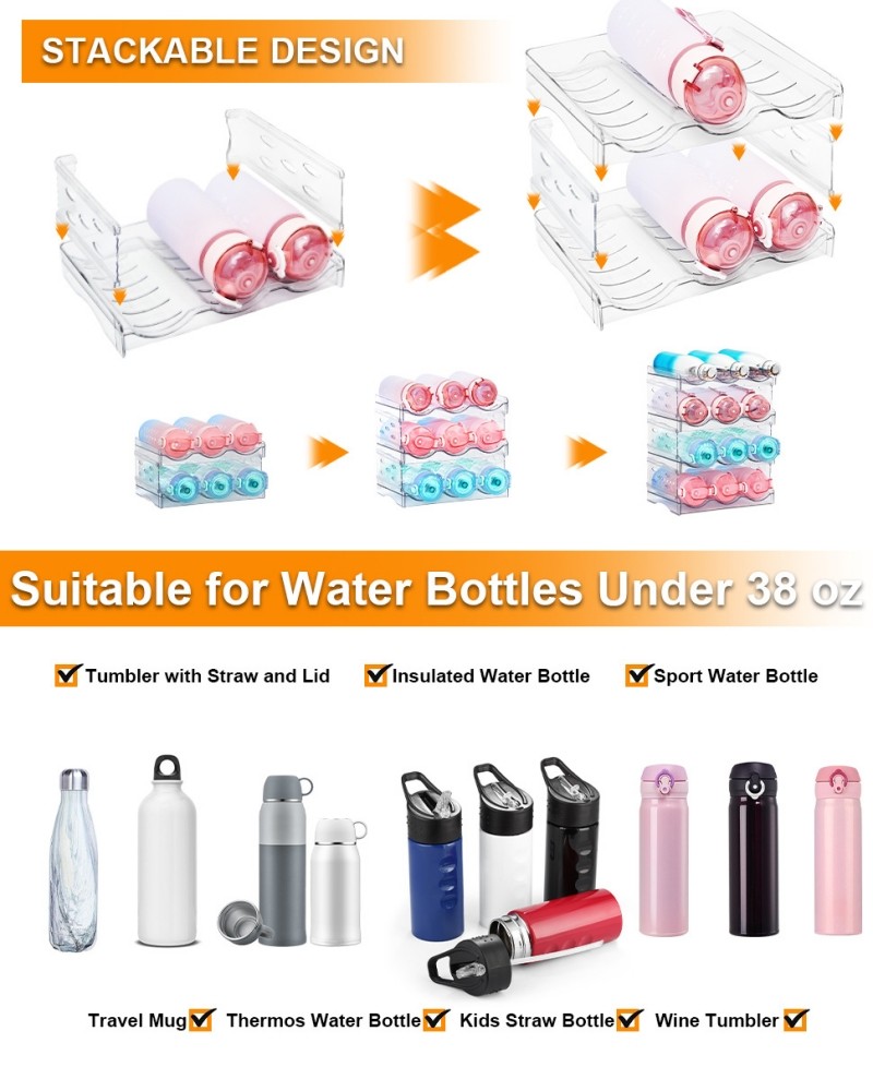 Specool® Stackable Multi-layer Wine Rack Beverage Water Bottle Storage ...