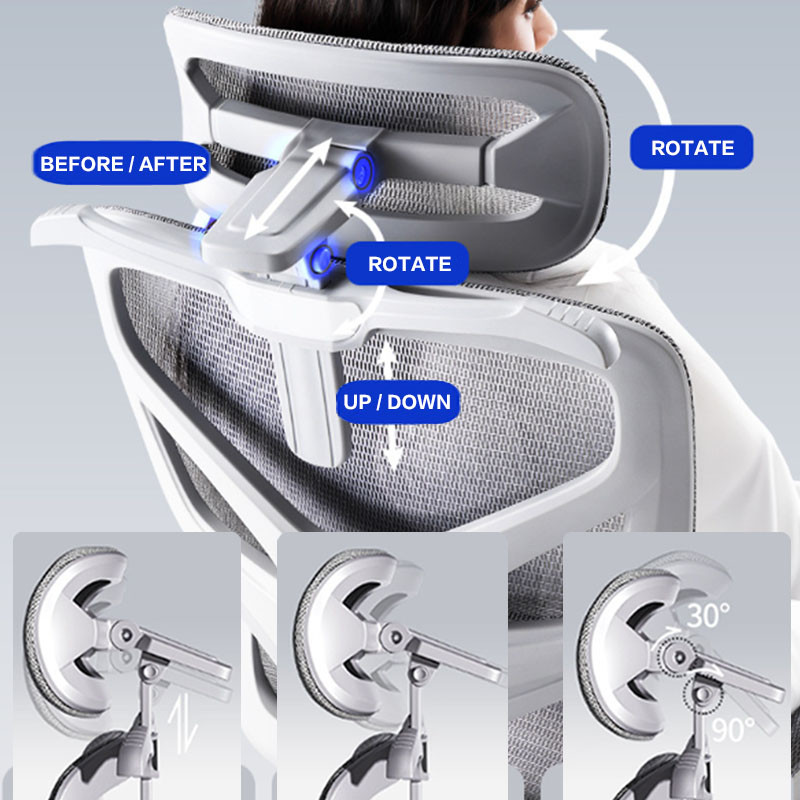 【SPLGAN】Ergonomic Gaming Chair 3D Lumbar Support Swivel Adjustable ...