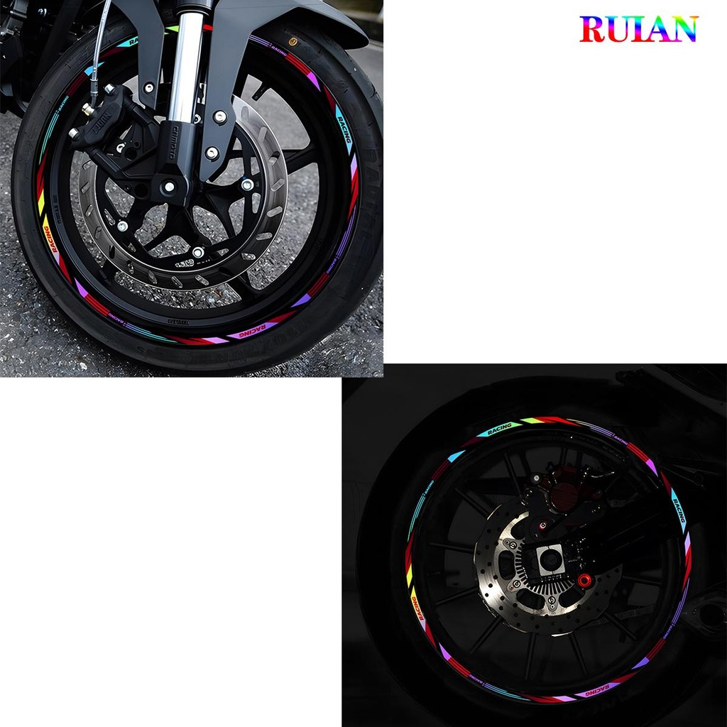 sniper 155r decals wheel rim sticker Dazzle Color Laser 17 Inch Wheel ...