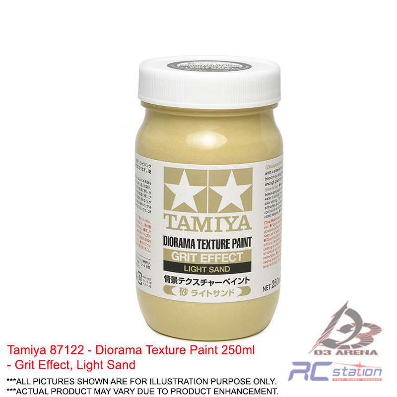 Tamiya 87122 Diorama Texture Paint Grit Effect Light Sand 250ml