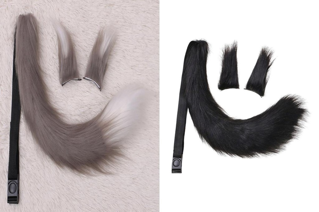 AD- Handmade Fox Costume Accessories Fox Cosplay Prop Set Handmade Fox ...