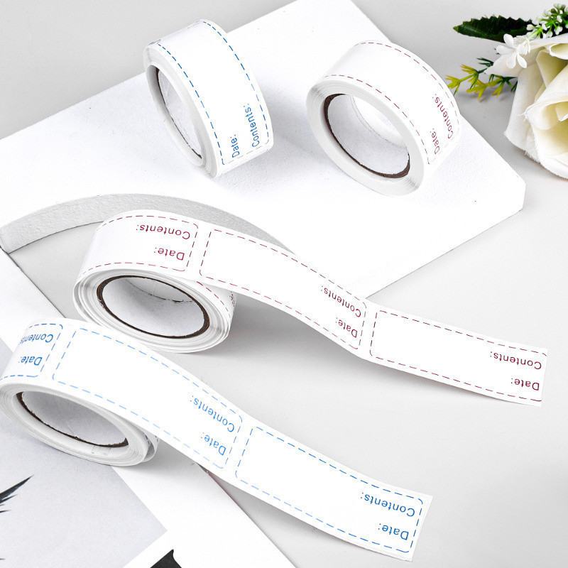 800Pcs Blank Kraft Paper Stickers - Handmade Stationery Tags Paper ...