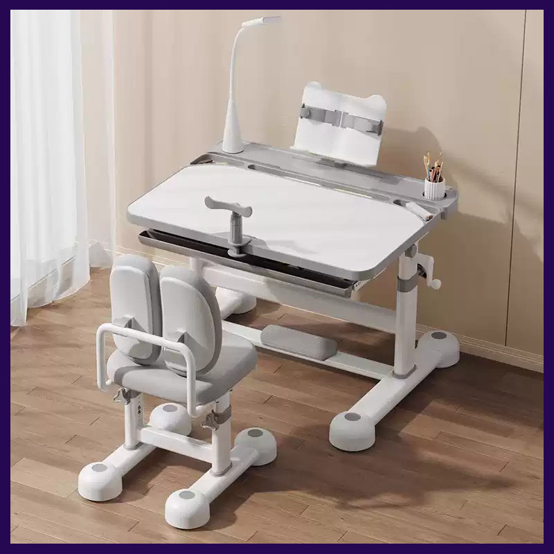 Children's Study Table Home Study Desk Home Simple Adjustable Table Set ...