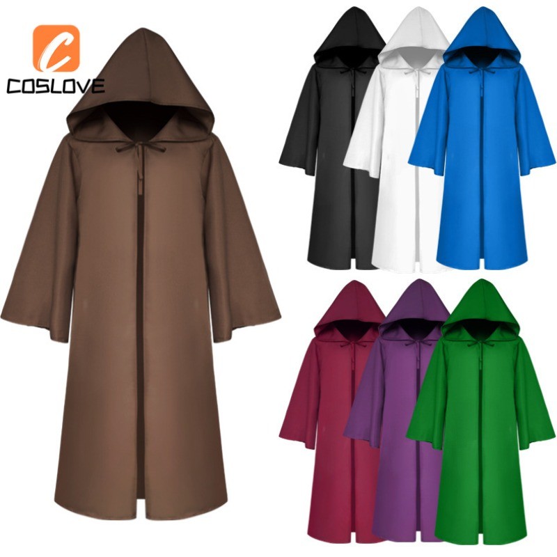 Halloween Medieval Devil Cloak Coslay Clothing Full Set Costume Suit ...