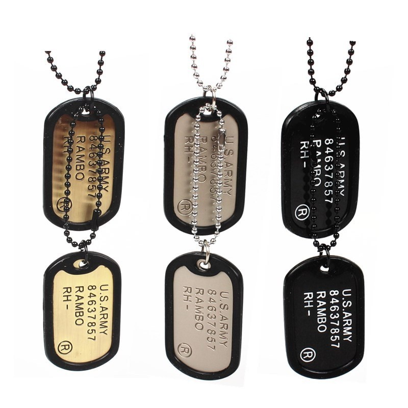 Army necklace name hotsell