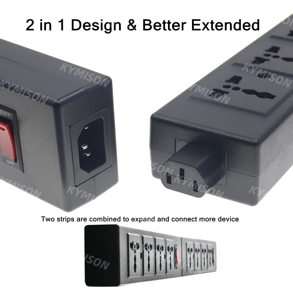 New Universal Extension Power Strip UK EU AU US Multifunction Extension