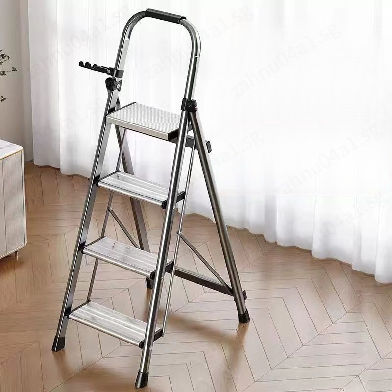 Aluminium Ladder Foldable Ladder 4 5 6 Step Ladder 150Kg Bearing Slim ...