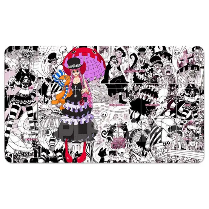 OPCG One Piece Playmat Luffy Law Zoro Ace Perona Trading Card Game