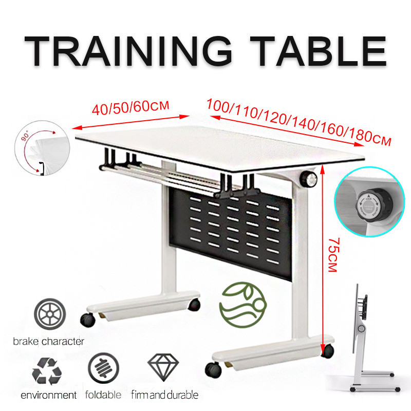 SAD Foldable Table Training Tables and Chairs Multi-functional Office ...