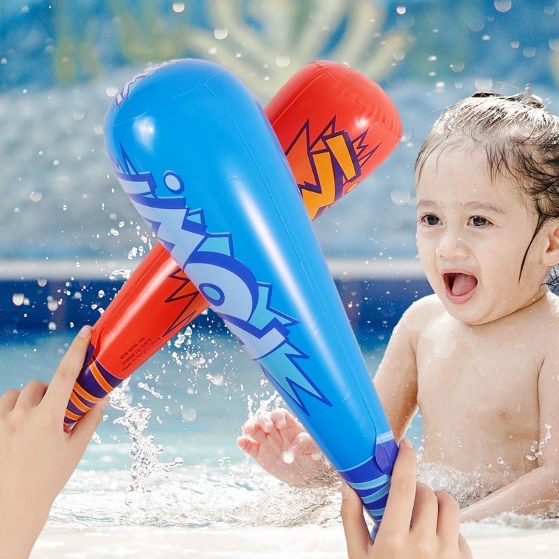 Inflatable Hammer Baseball Bat Model Toy Funny Hammer Blow Up Fighting ...