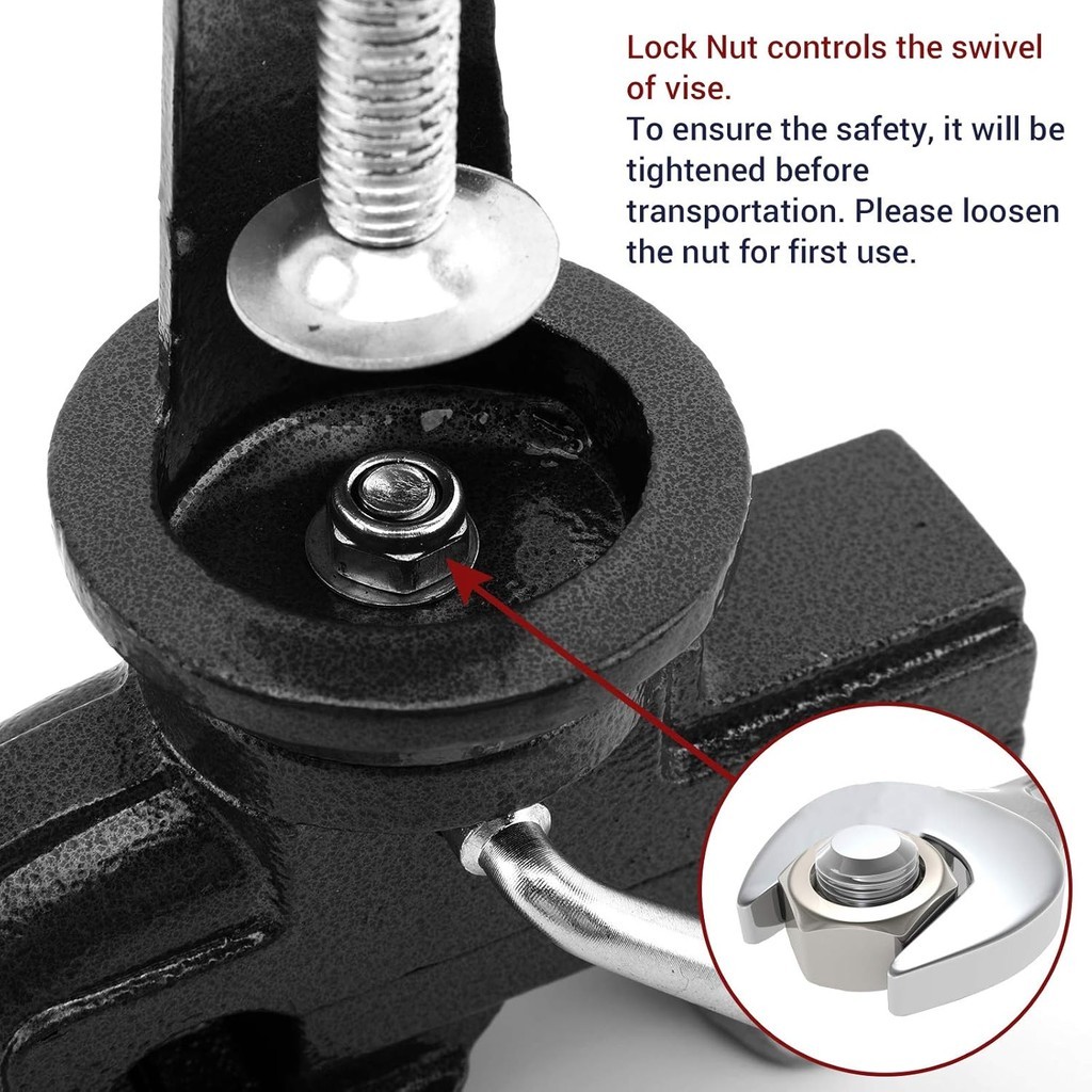 Multifunctional Bench Vise 50mm Heavy-duty Mini Bench Vise Small Bench ...
