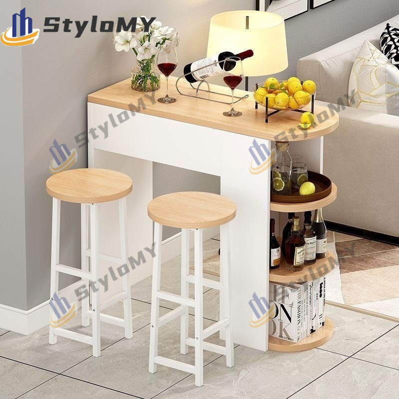 Simple Wall Mounted Bar Counter Commercial Narrow Table Bar Table Home ...