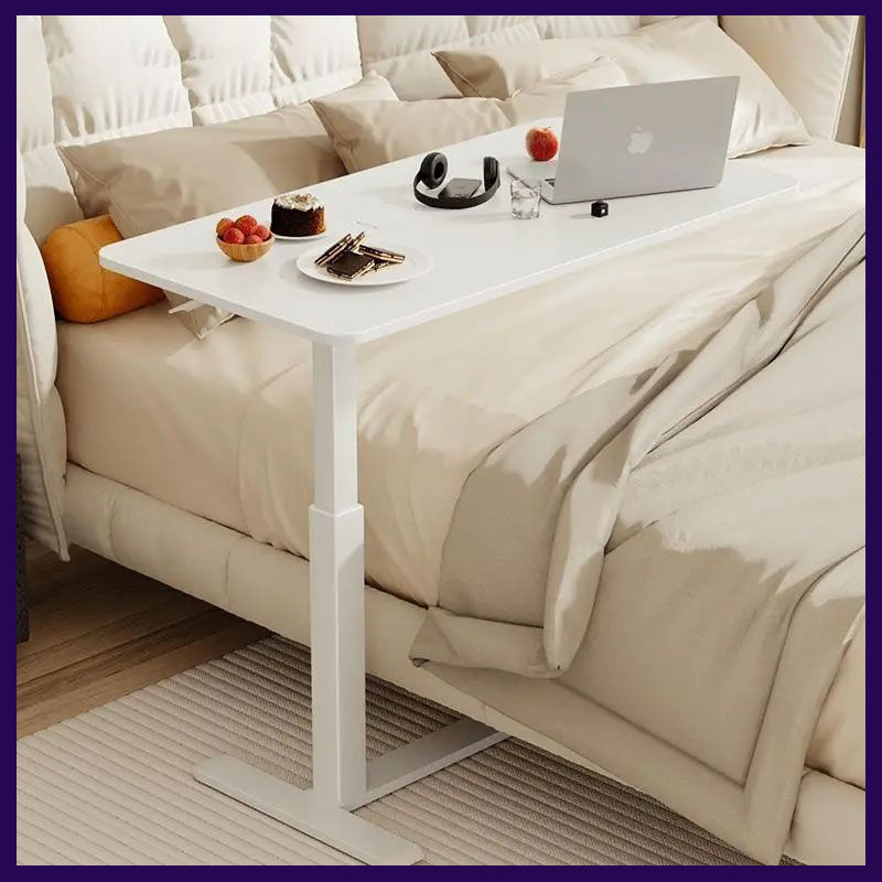 Pneumatic Adjustable Table Standing Workstation Small Sofa Bedside ...