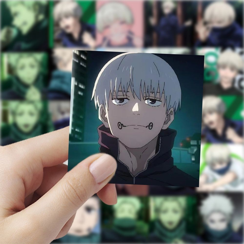 59 Pieces of Inumaki Toge Stickers - Anime Cartoon Character Head ...