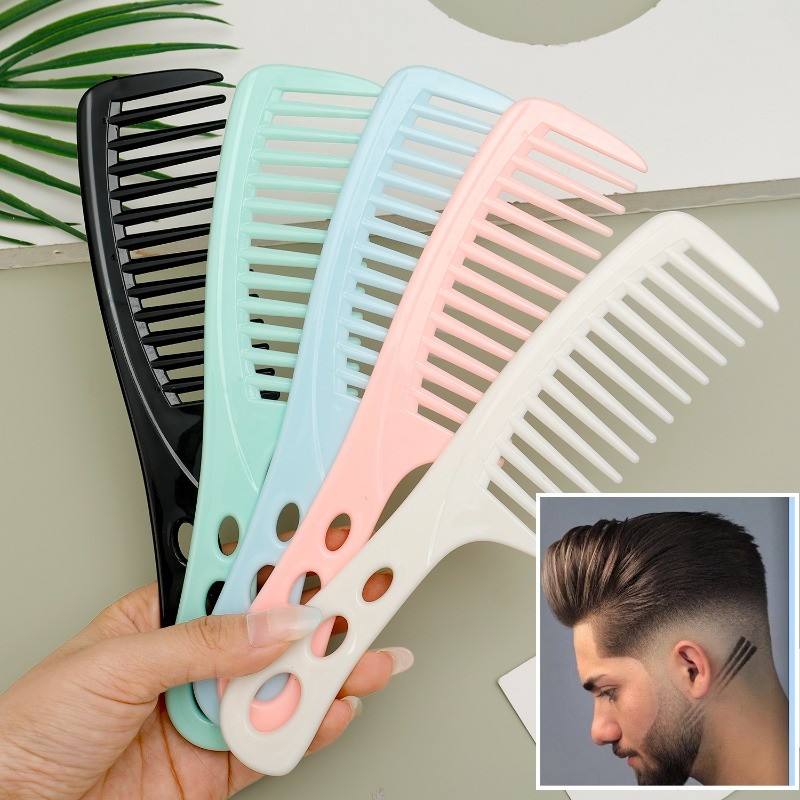 6Pcs Unisex Professional Barber Comb Set - Head Massage Anti-Static ...