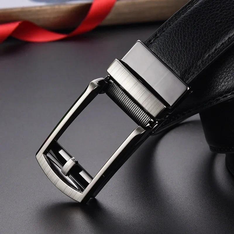 Men's Click Belt Business Luxury Designer Brand Genuine Leather Belts ...