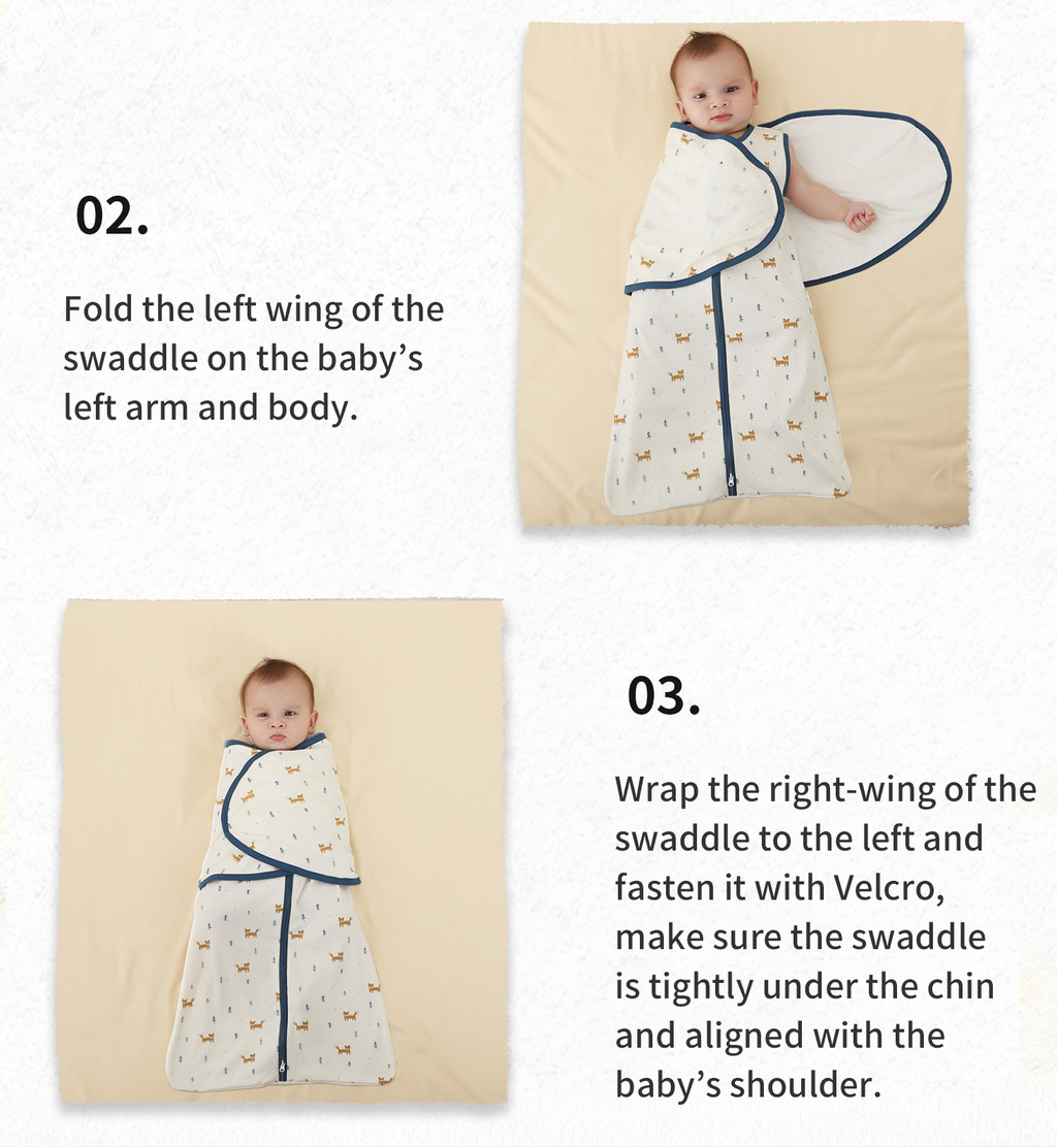 Newborn Baby Swaddle Blanket 2in1 Sleep Sack & Swaddle for Comfort