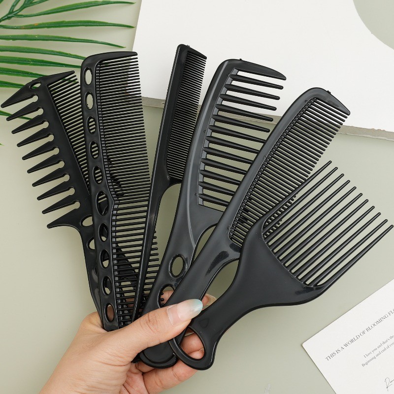 6Pcs Unisex Professional Barber Comb Set - Head Massage Anti-Static ...