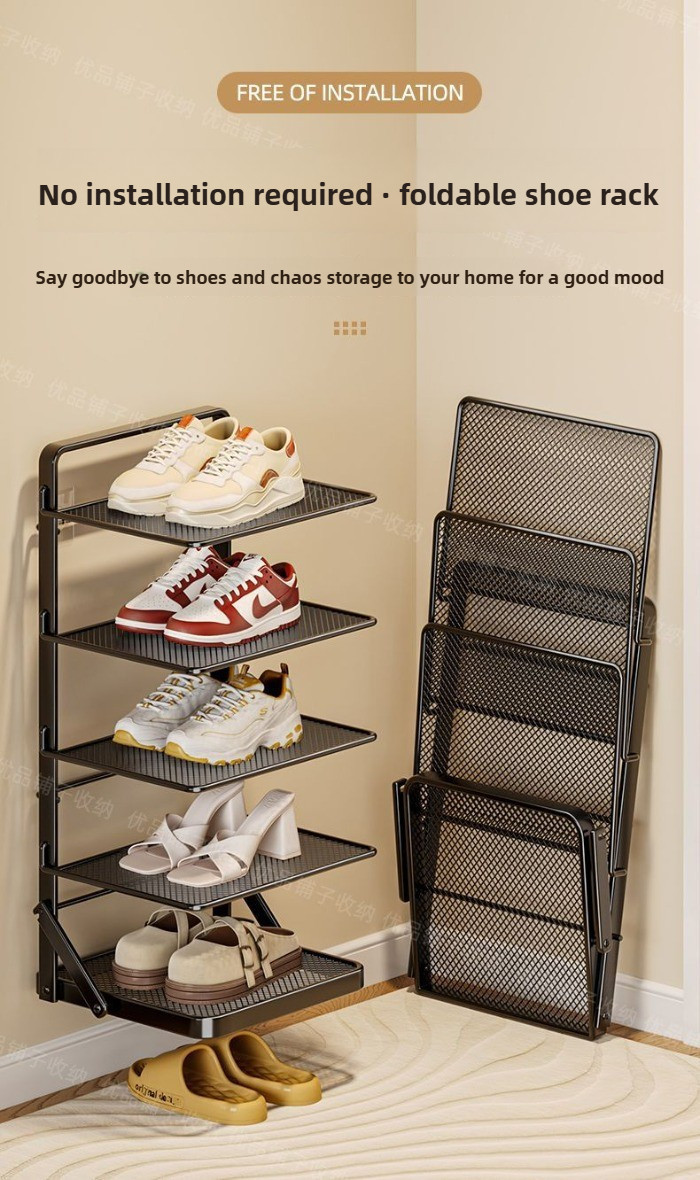 In Stock Foldable Shoe Rack for Home Multi Layer No Assembly Needed ...