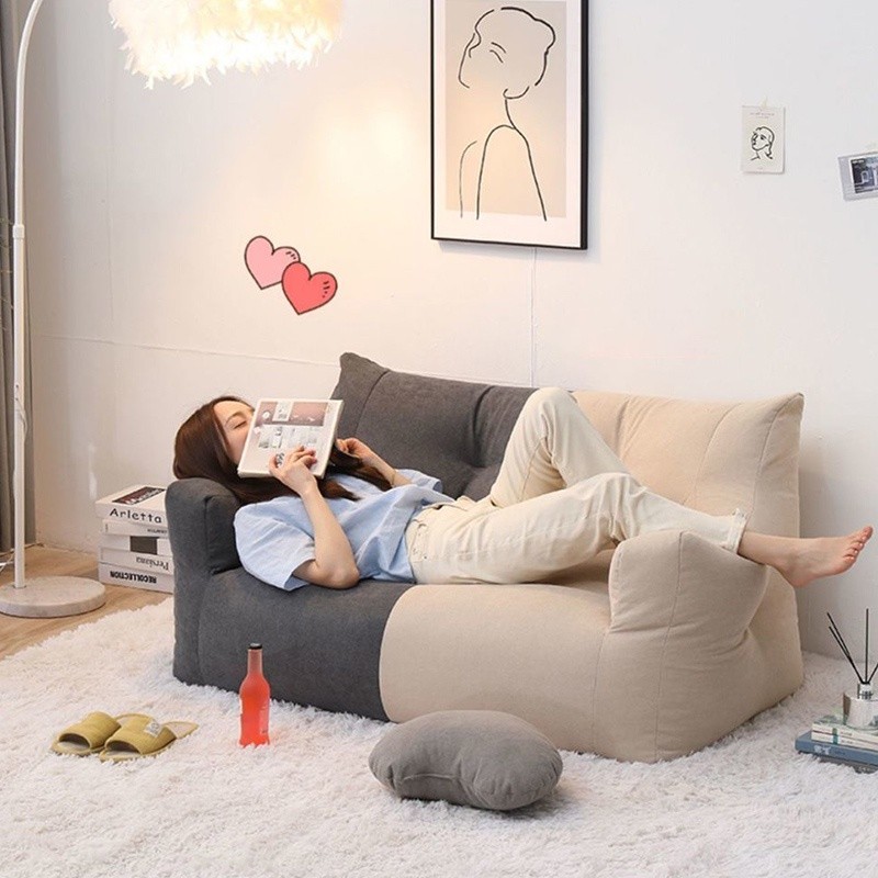 Lazy Sofa Tatami Bedroom Bean Bag Cover Reclining Can Soft Comfortable