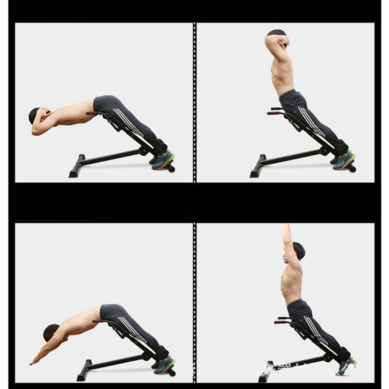 Roman Chair Folding Adjustable Multifunctional Dumbbell Stool Legs Back ...