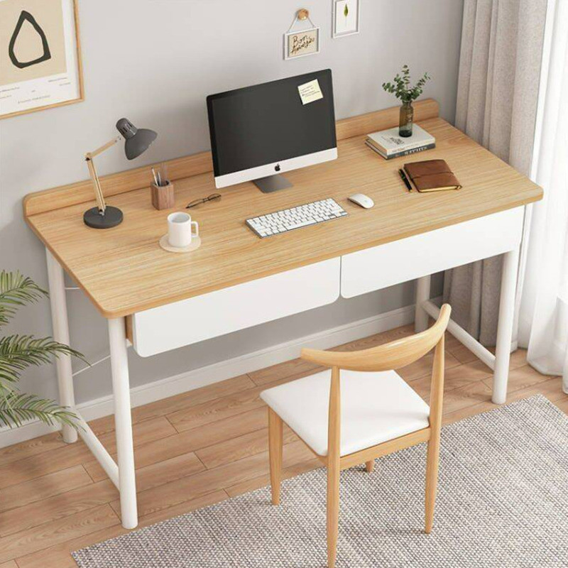 Study Solid Wooden Office Small Family Home Student Bedroom Computer ...