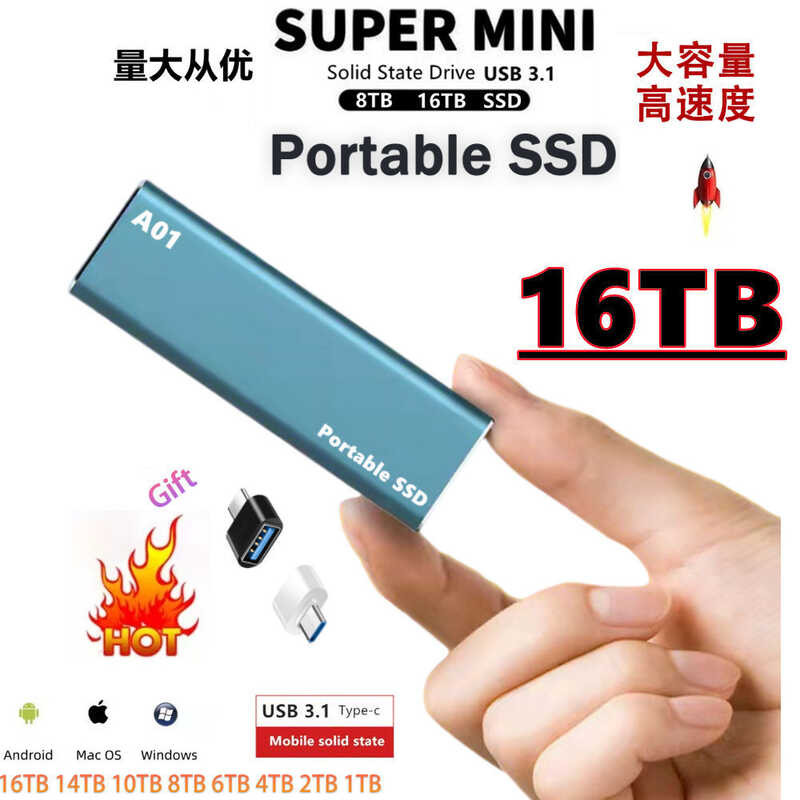 Ssd Portable External Mobile Solid State Drive Expansion Upgrade 1tb ...