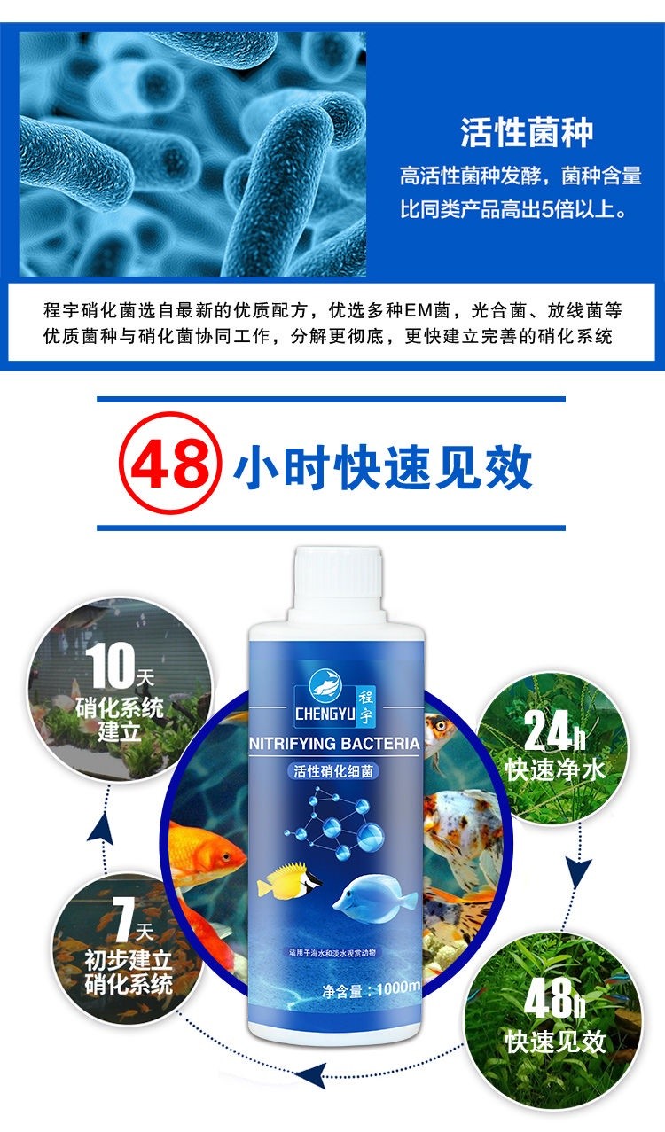 Nitrified Bacteria Fish Tank Water Purifier Nitrifying Bacteria ...