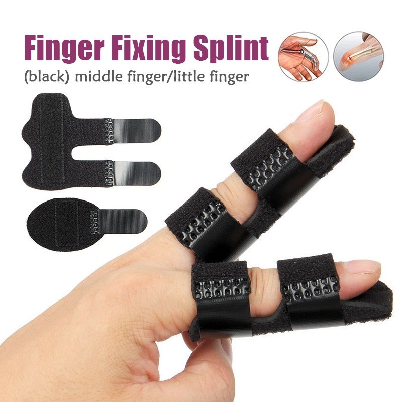Pain Relief Finger Support Trigger Corrector Finger Fixing Splint Brace ...