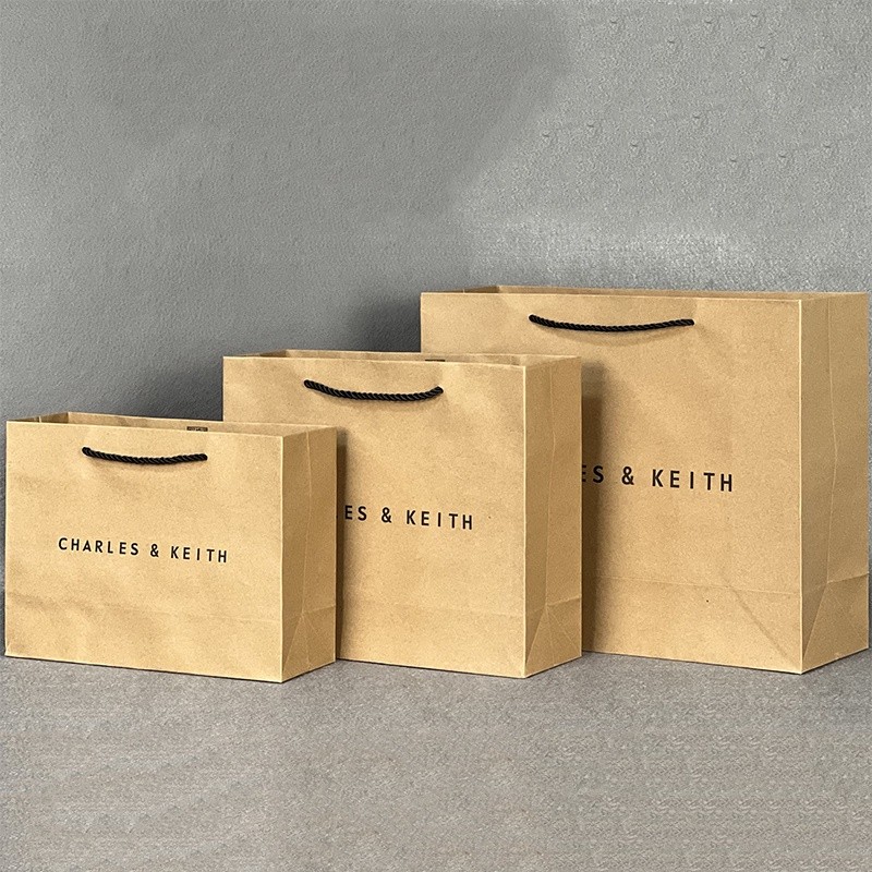 Charles and keith paper bag clutch sale