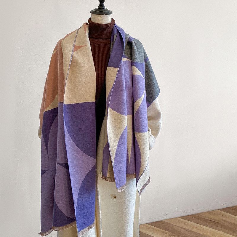 【ready stock】new fashion women cashmerelike shawl winter keep warm
